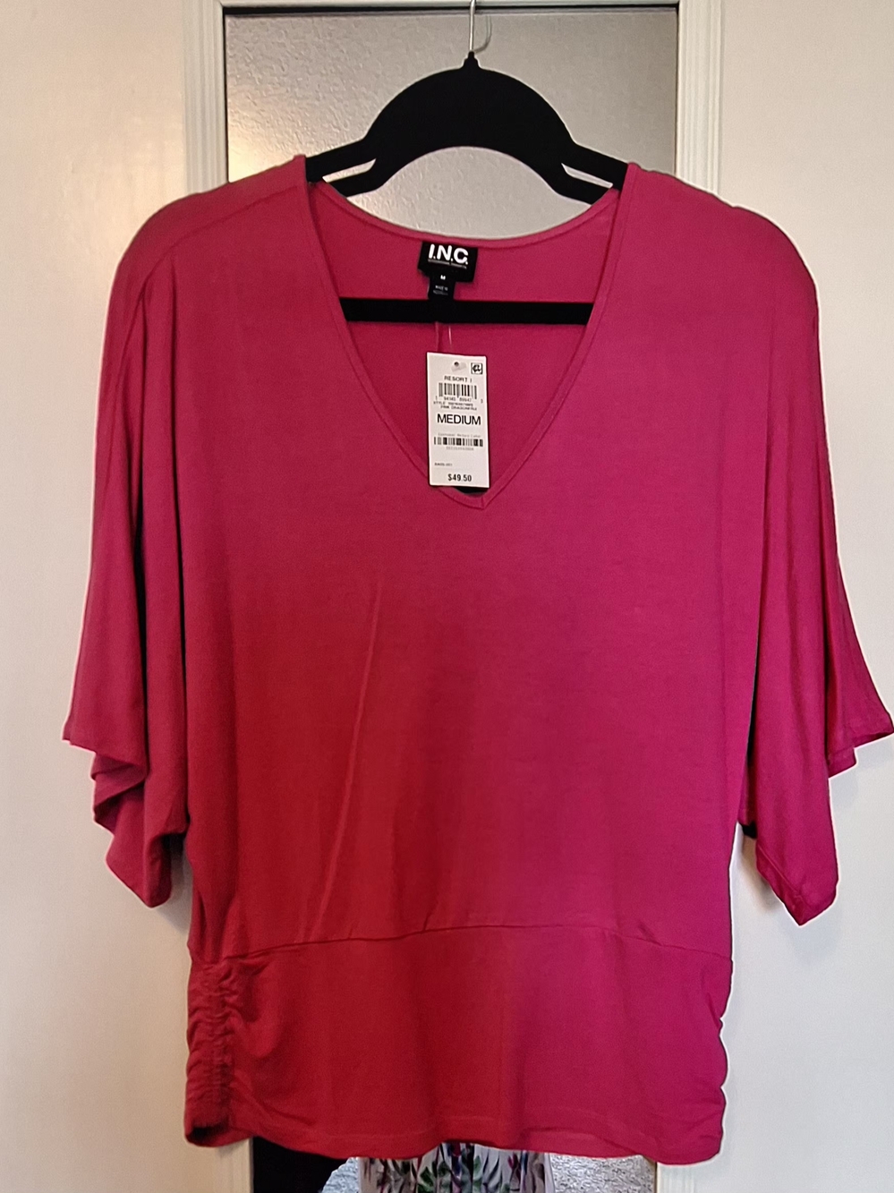 INC PINK TOP - Picture 2 of 5